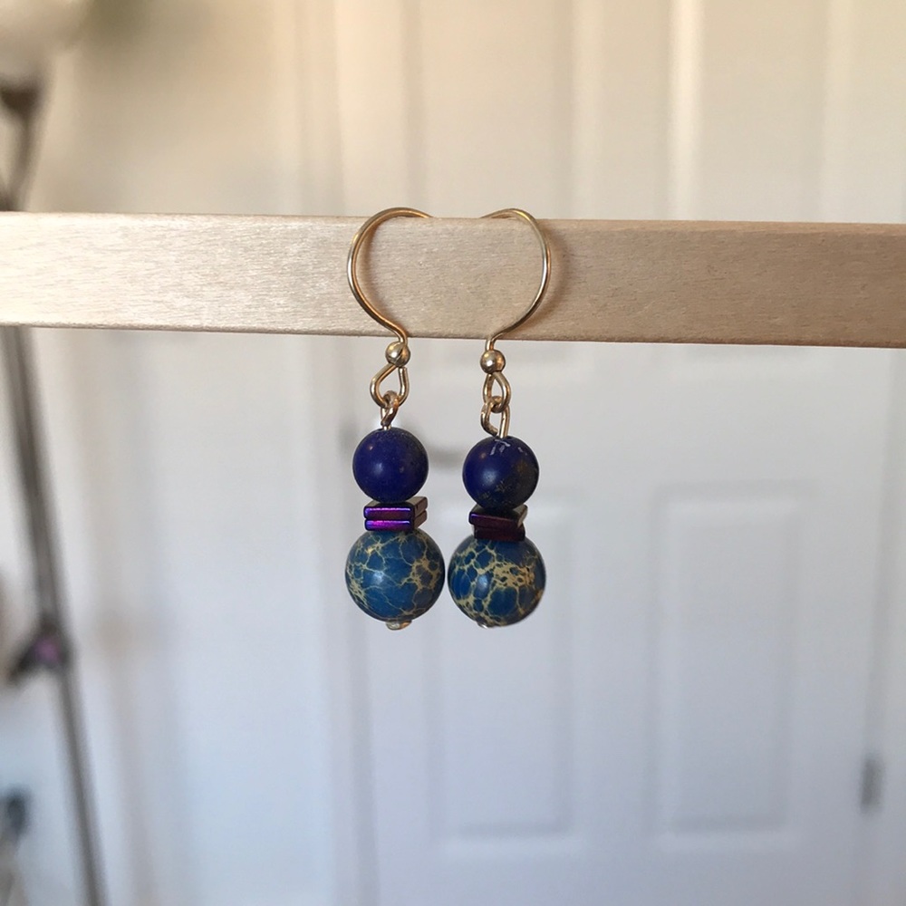 Beautiful beaded earrings